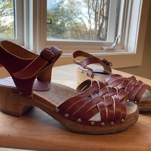Bosabo wooden clog sandal